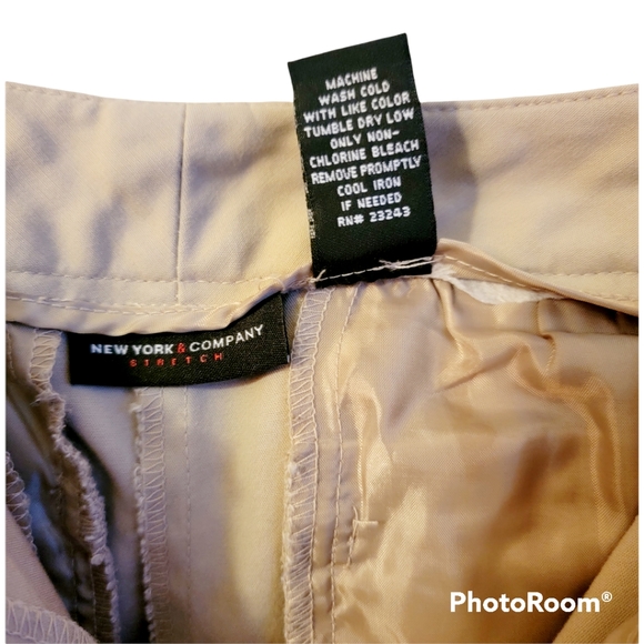 New York and Co. Stretch Khaki Dress Pants - Picture 4 of 6